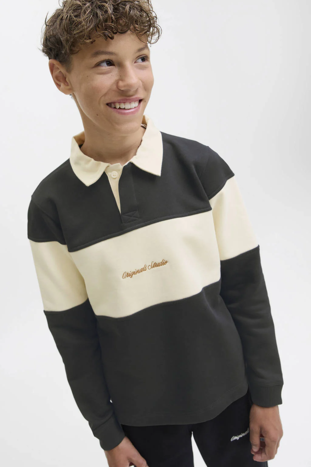 JACK & JONES JUNIOR sweater zwart
