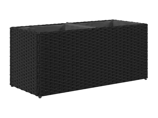 Jardinière bac lit surélevé résine noire 72 x 30 x 32 cm 02_0038854
