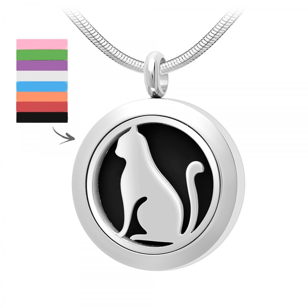 Collier chat SC Crystal