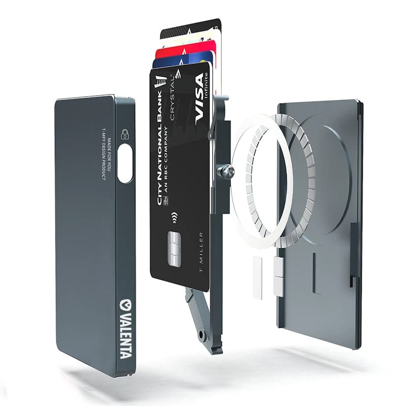 Valenta Cardprotector Magsafe   Money Clip Grey