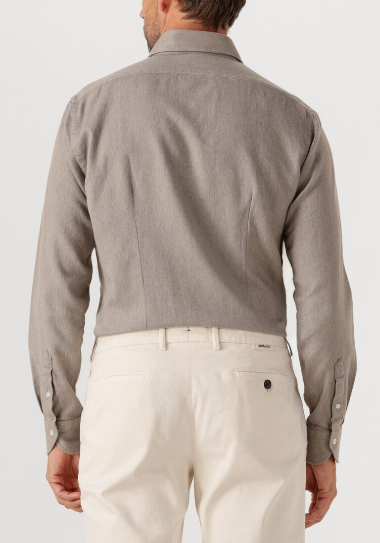 taupe xacus casual overhemd 91148 721ml