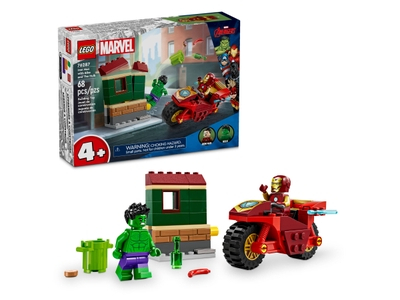 LEGO Iron Man met motor en de Hulk (76287)