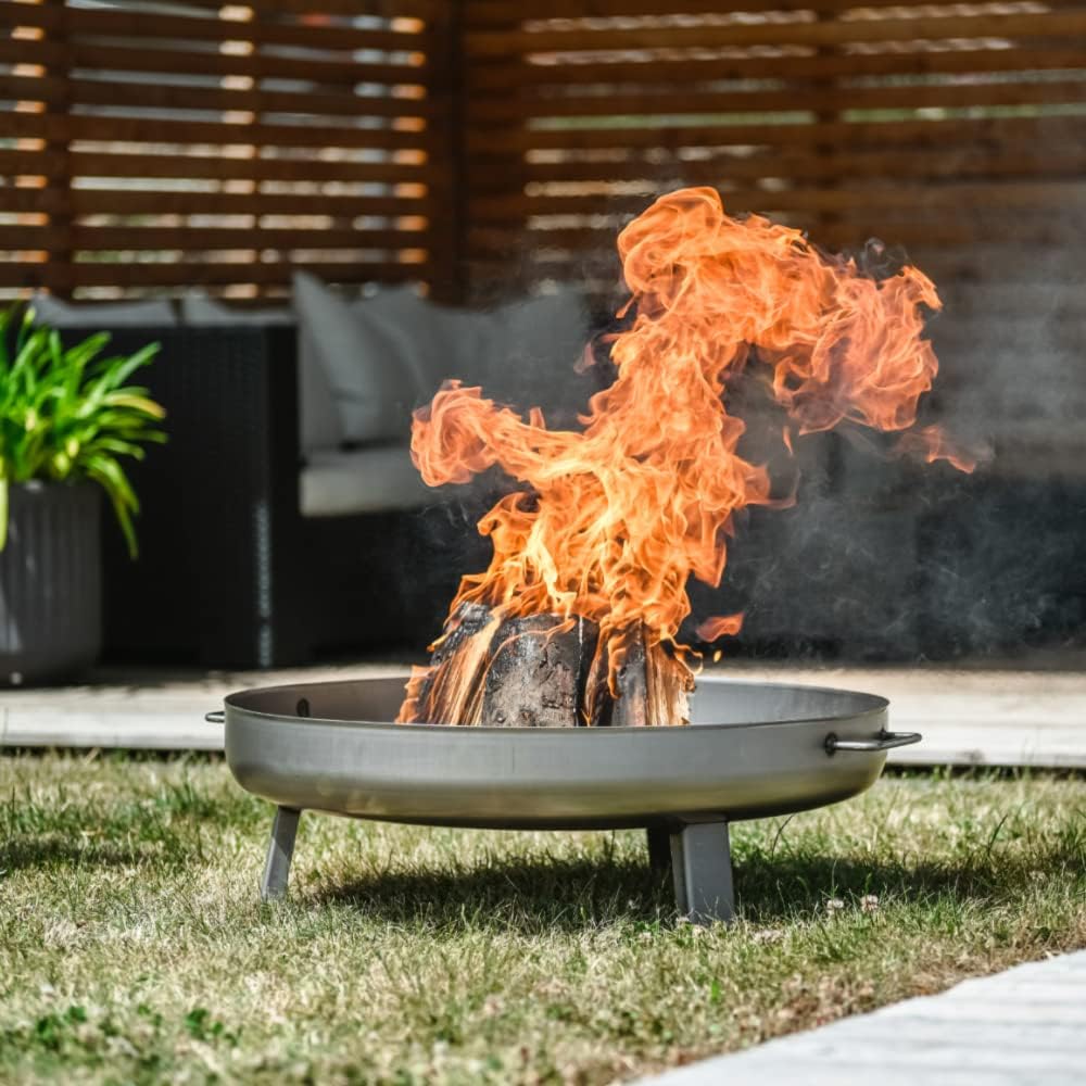 Czaja® Feuerschale Bonn 80 cm mit Deckel | Feuerschale für den Garten | Feuerstelle | Feuerkorb | Gartenöfen