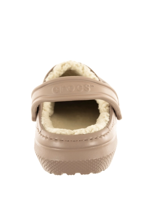 Sandales - nu-pieds crocs classic lined clog 2yb mrm/bone