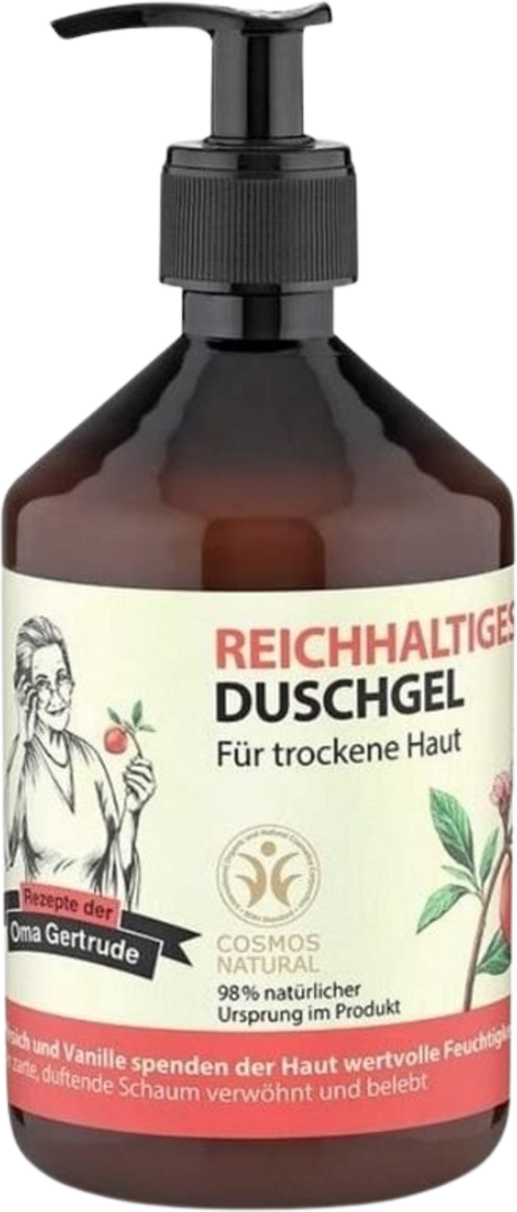 Rezepte der Oma Gertrude  Reichhaltiges Duschgel, 500 ml