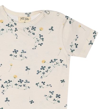 Petit Piao T-shirt - Blåmster Print - Clover