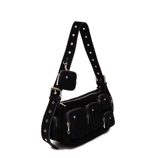 Núnoo Alimakka Pocket Suede, Black