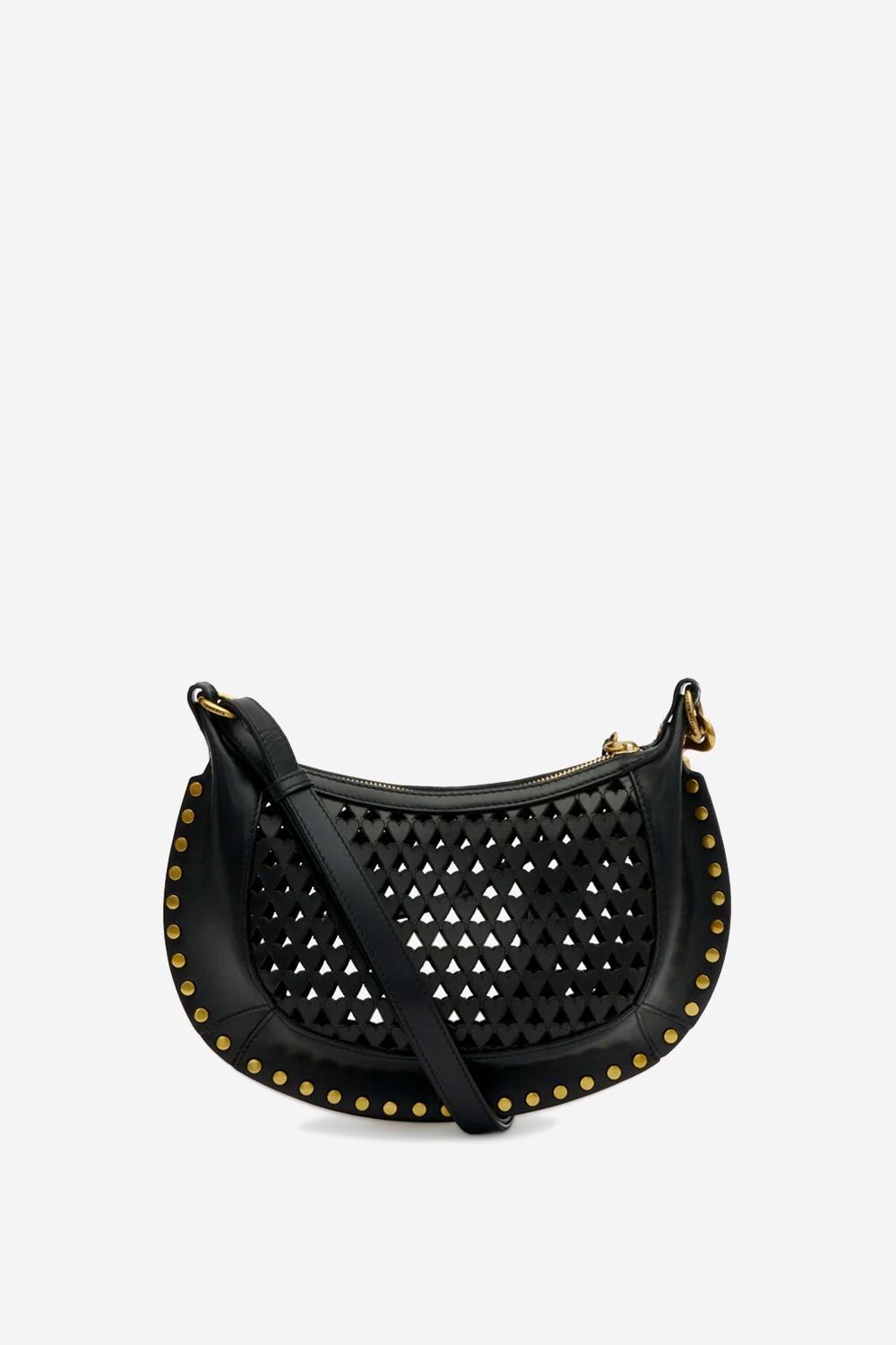 Oskan moon leather shoulder bag