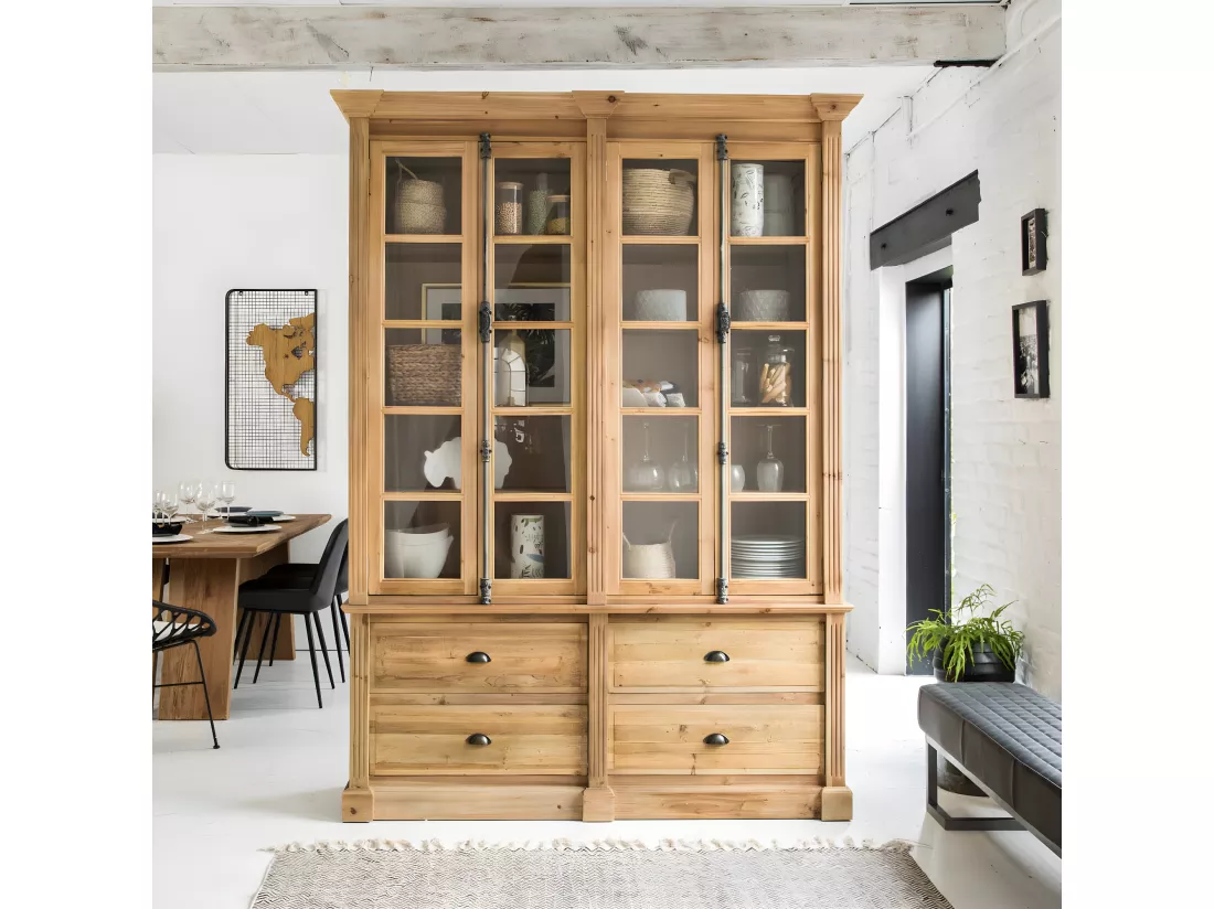 Vaisselier en bois recyclé Alba