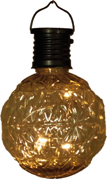 Anna's Collection solar hanglamp transparant D 7,5 H 11 cm