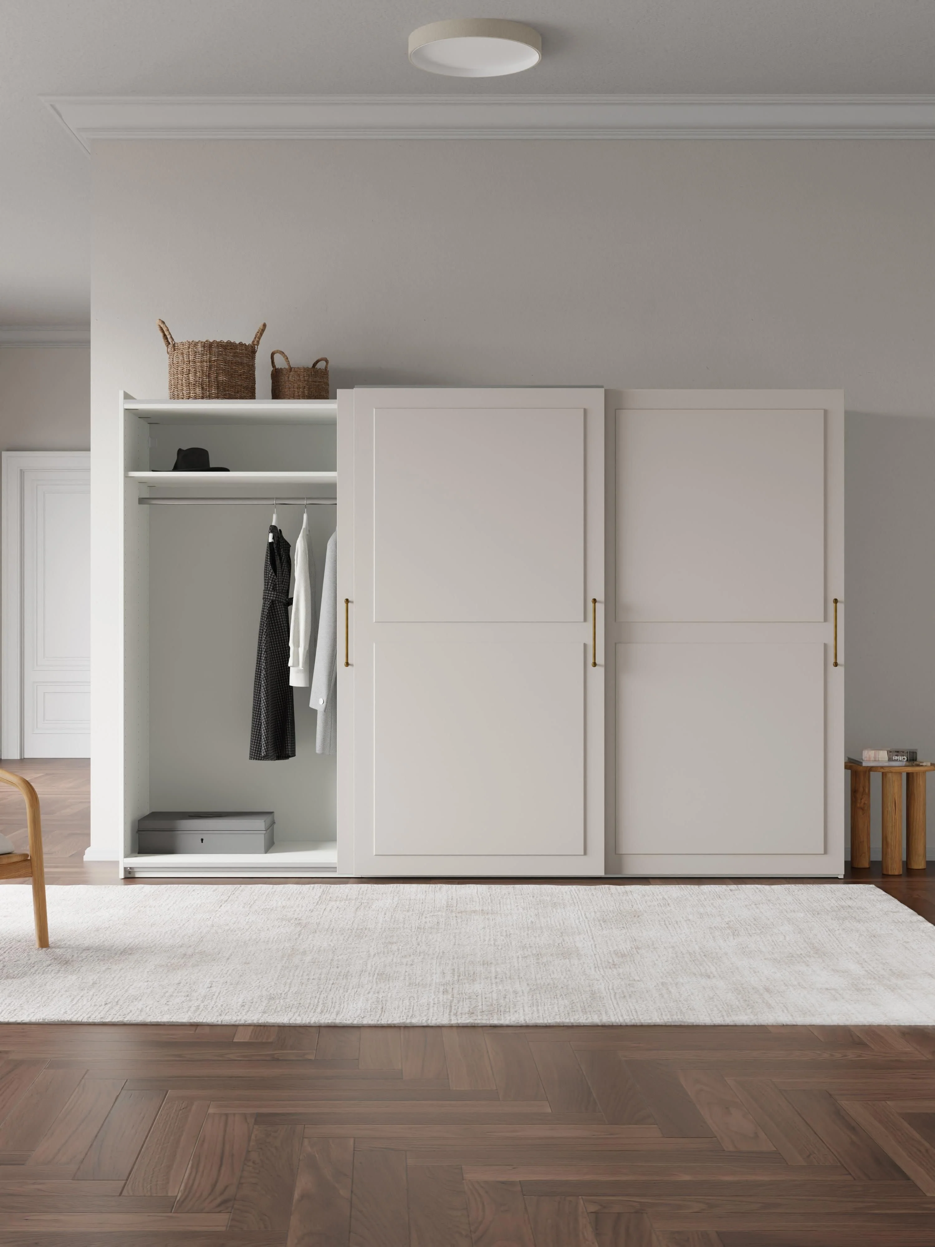 Modulaire schuifdeurkast Charlotte, 300 cm breed, diverse varianten