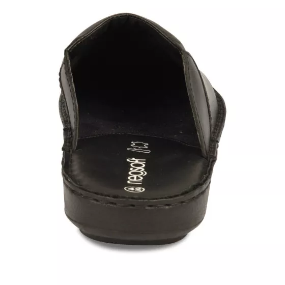 Mules NOIR NEOSOFT RELAX CUIR