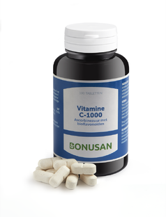 Bonusan Vitamine C-1000 Ascorbinezuur Tabletten 100TB