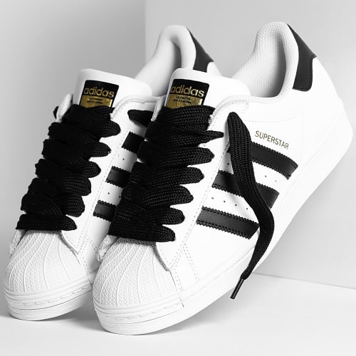 Baskets Superstar EG4958 Footwear White Core Black x Superlaced Gros Lacet Noir