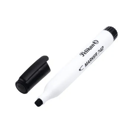 Pelikan Whiteboard Marker 742 Schwarz mit Meißeldocht