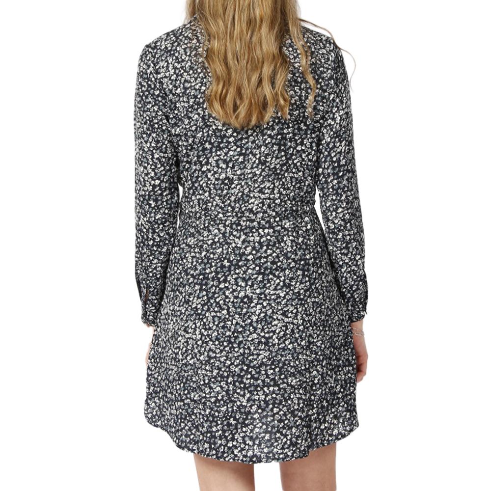 Only Robe Noire à Motifs Femme Only Cory