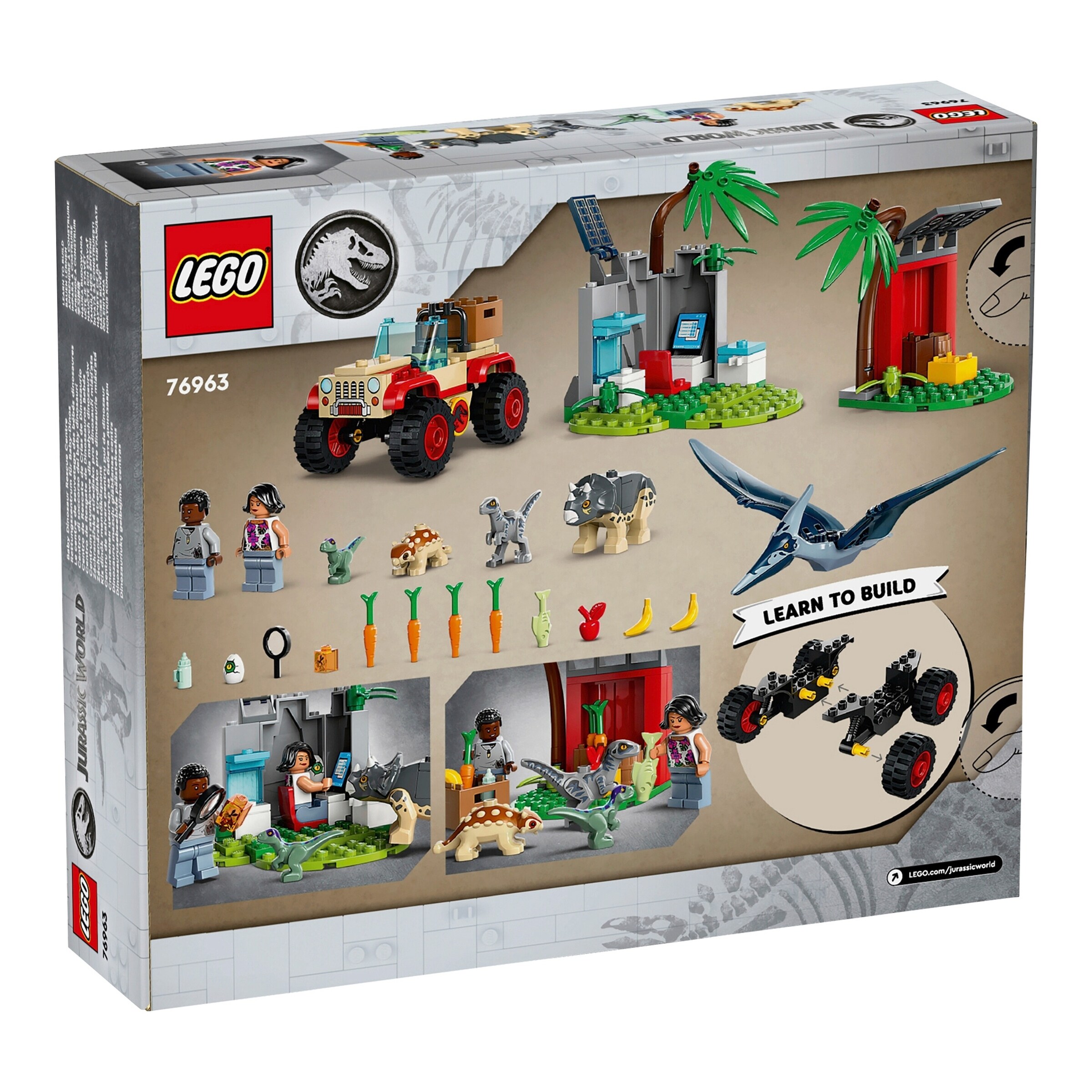 LEGO® - Jurassic World™ 76963 Rettungszentrum für Baby-Dinos