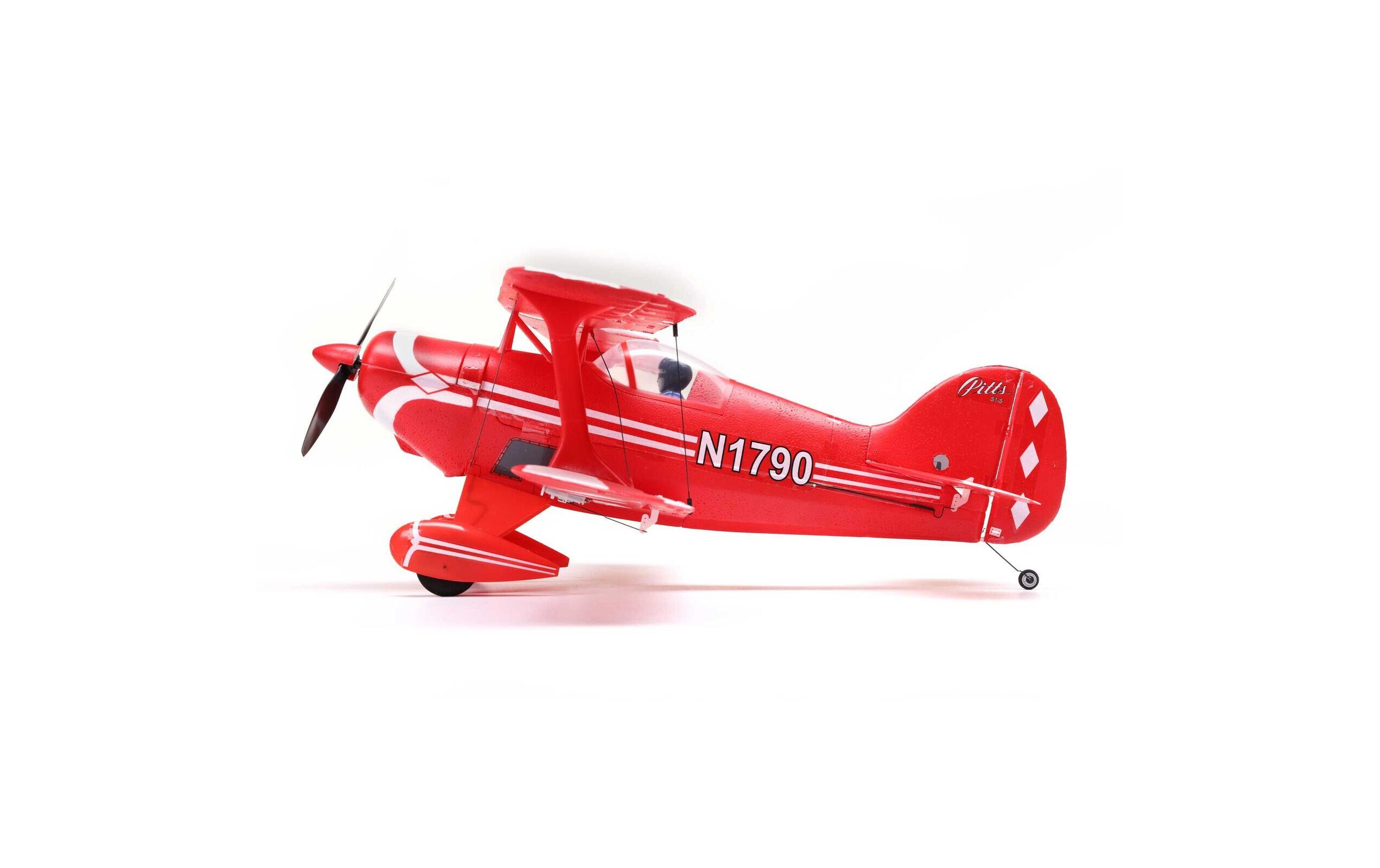 Doppeldecker UMX Pitts S-1S mit AS3X & SAFE Select BNF Basic<br>Massstabsgetreuer Nachbau des legendären Kunstflugzeugs