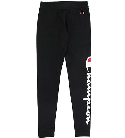 Champion Fashion Leggings - Schwarz m. Logo