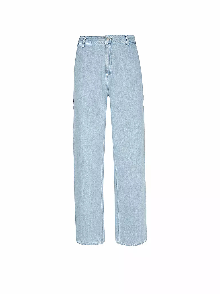 CARHARTT WIP Jeans Boyfriend Fit PIERCE hellblau
