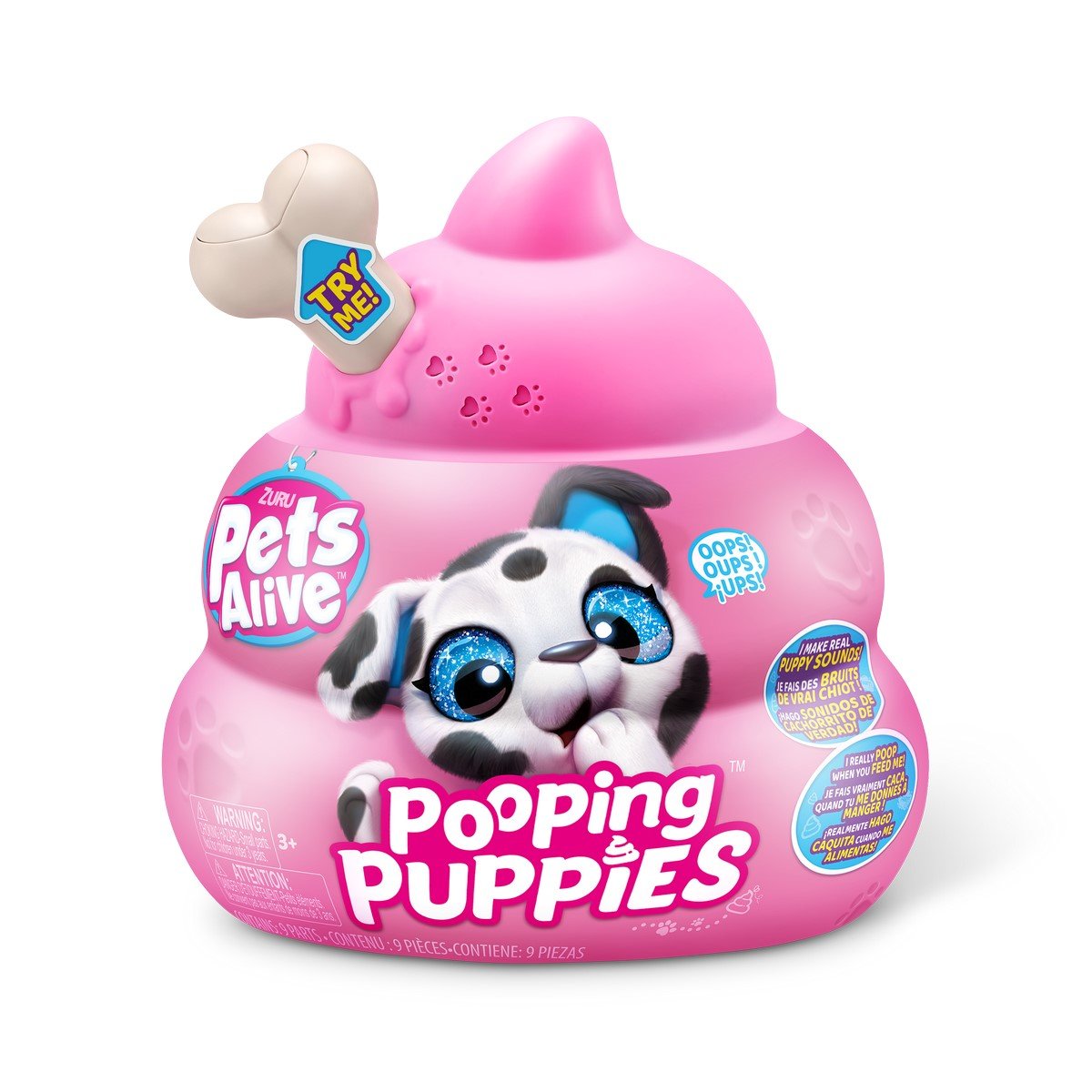 Peluche puppies interactif