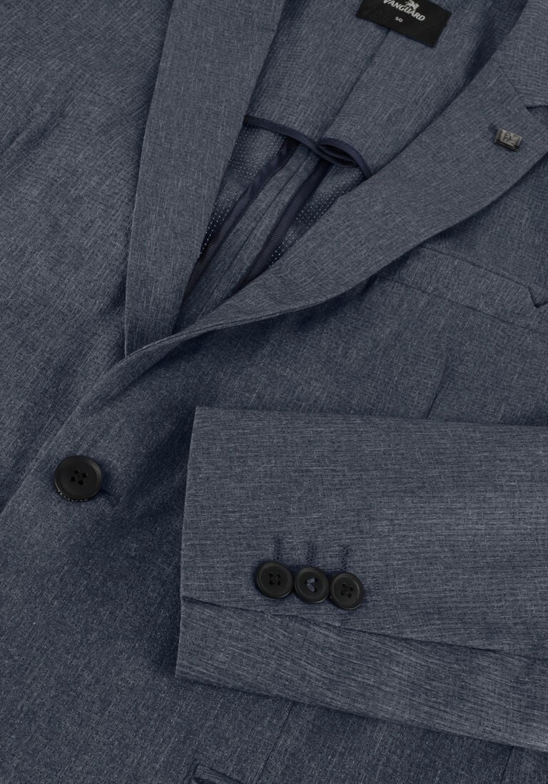 VANGUARD blauwe vanguard colbert blazer air comfort guard