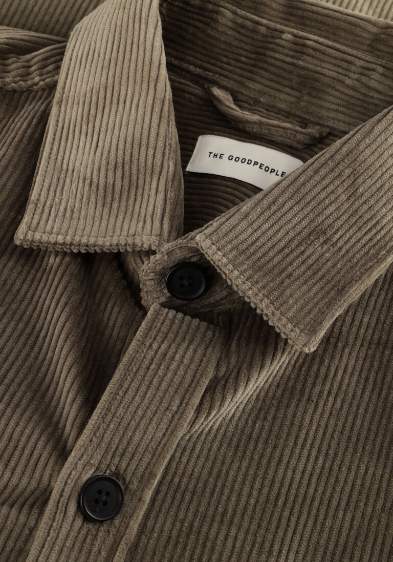 khaki the goodpeople overshirt snewy
