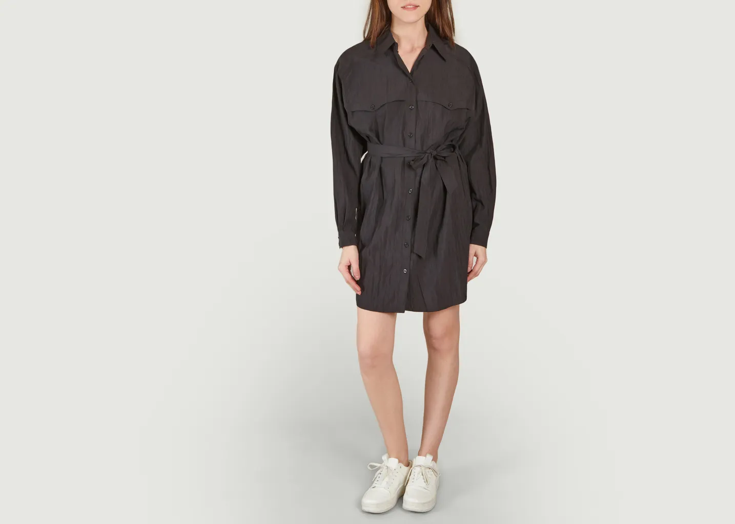 Robe-chemise ceinturée Pearl Ba&sh