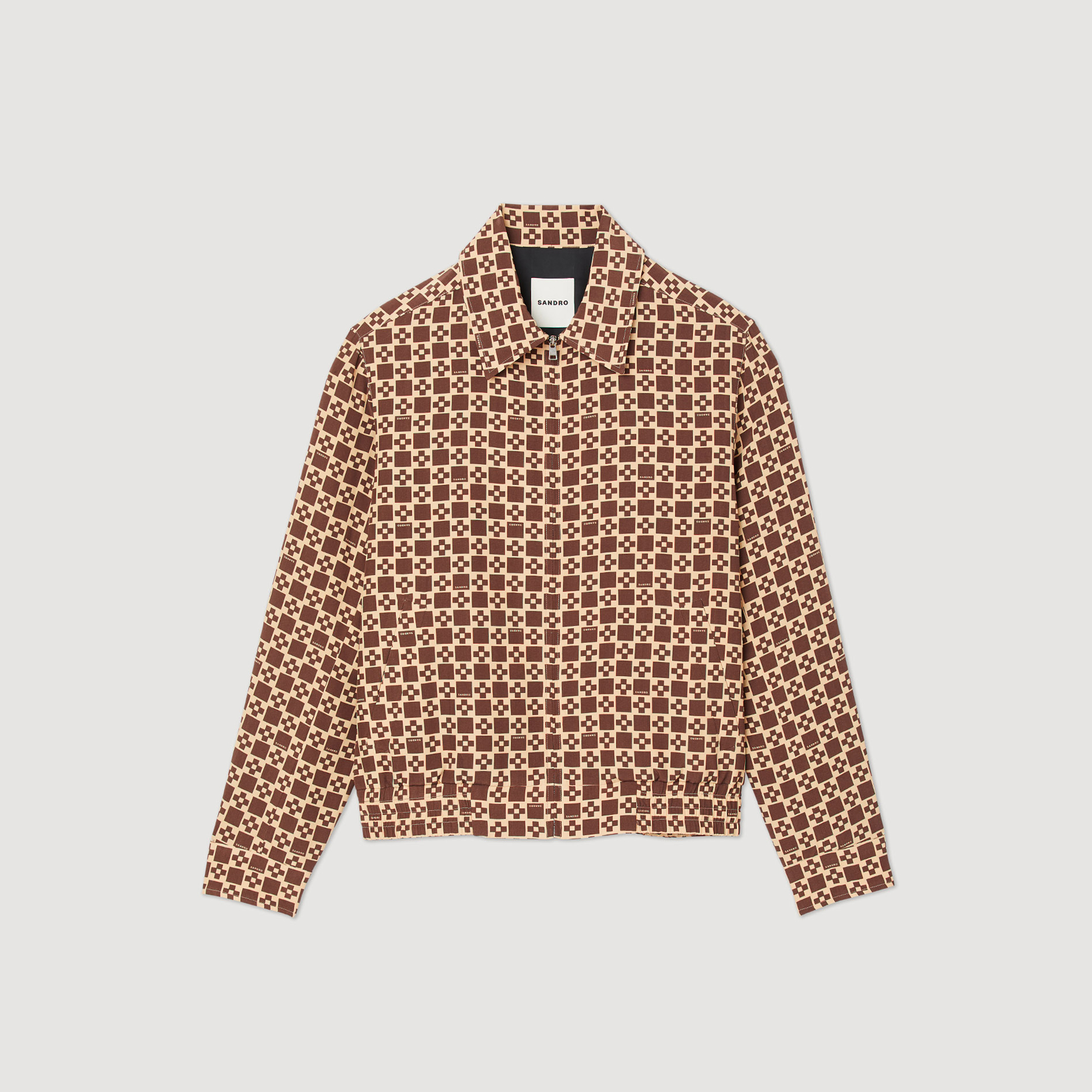 Blouson imprime Square Cross