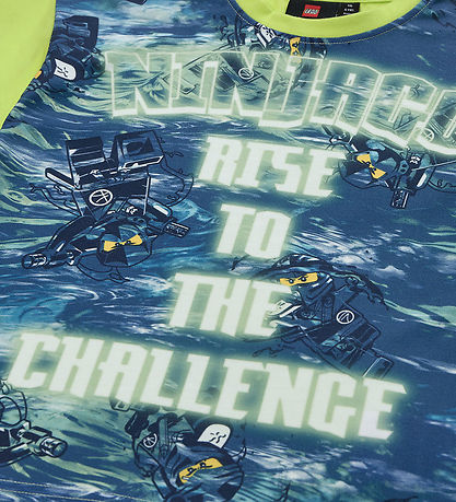 LEGO® Ninjago T-Shirt - LwTaffy 308 - Hellgrün m. Print