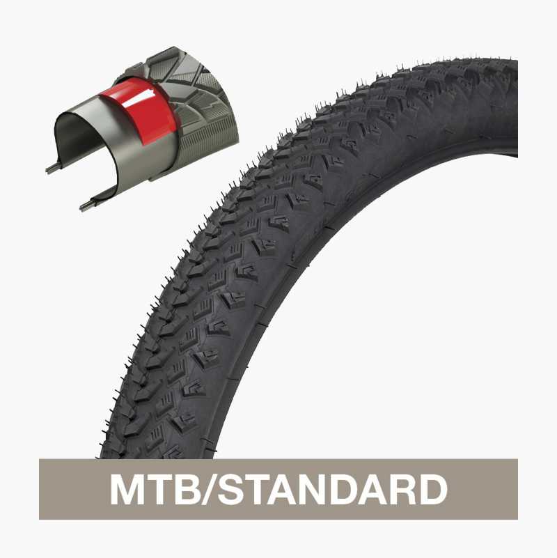 Sykkeldekk ekstra forsterket MTB 24