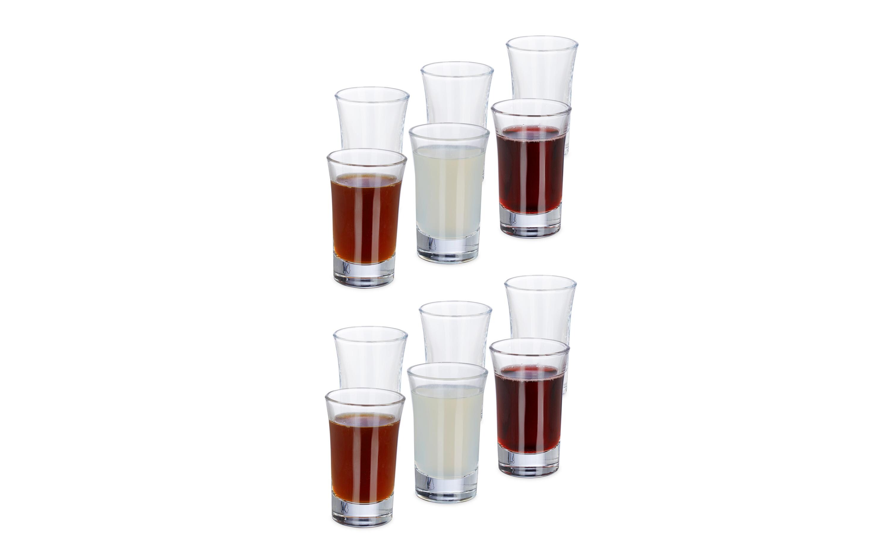 Schnapsglas 4 cl, 12 StückTransparente Shotgläser