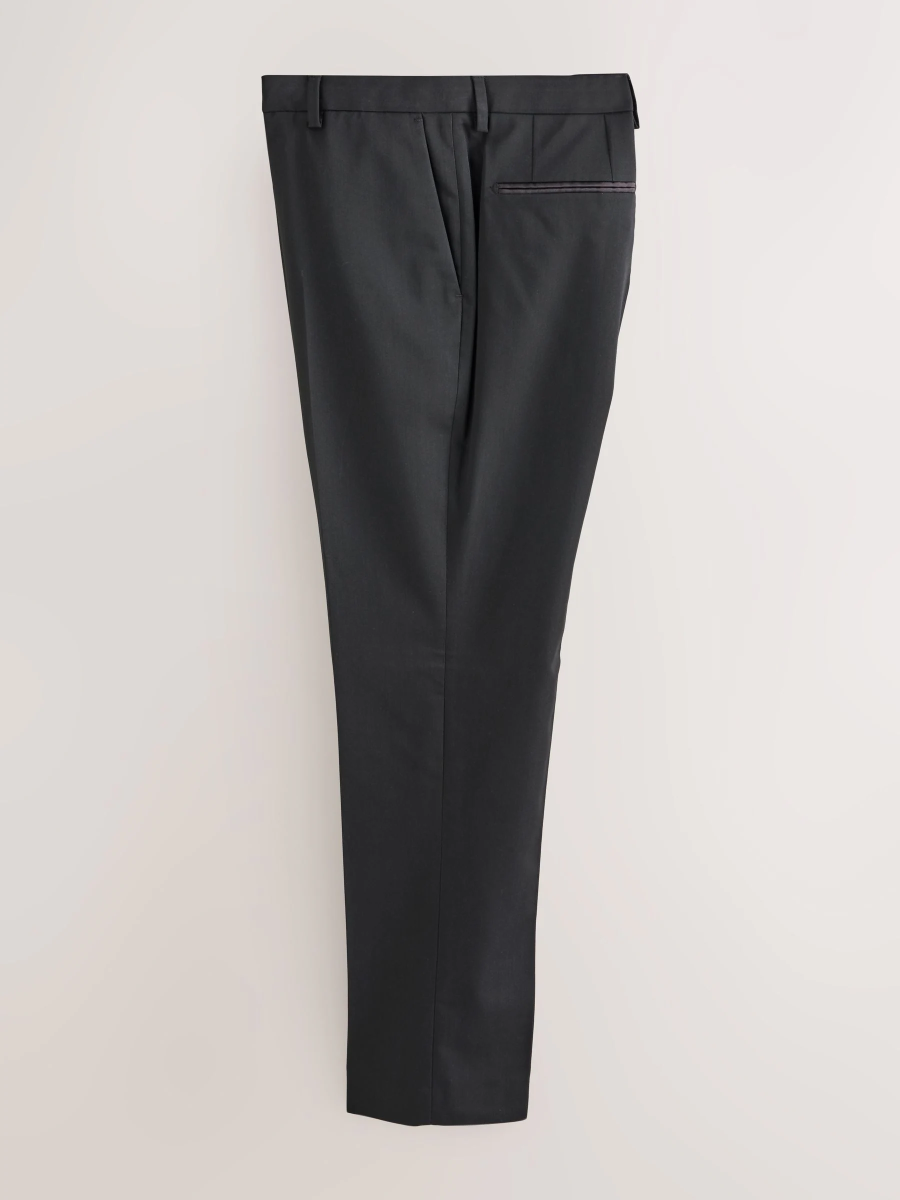 Zwart - Slim-fit smoking pantalon
