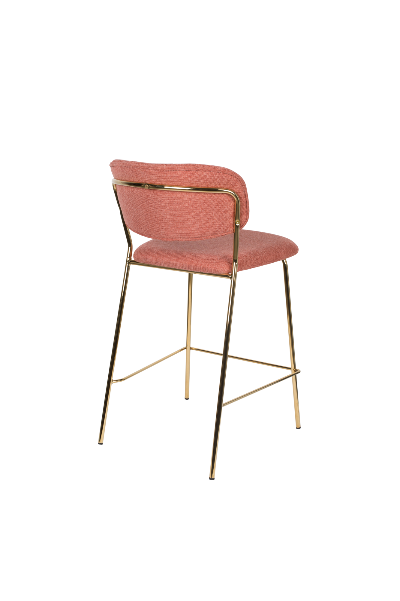 Barkruk Jolien goud/roze - set van 2