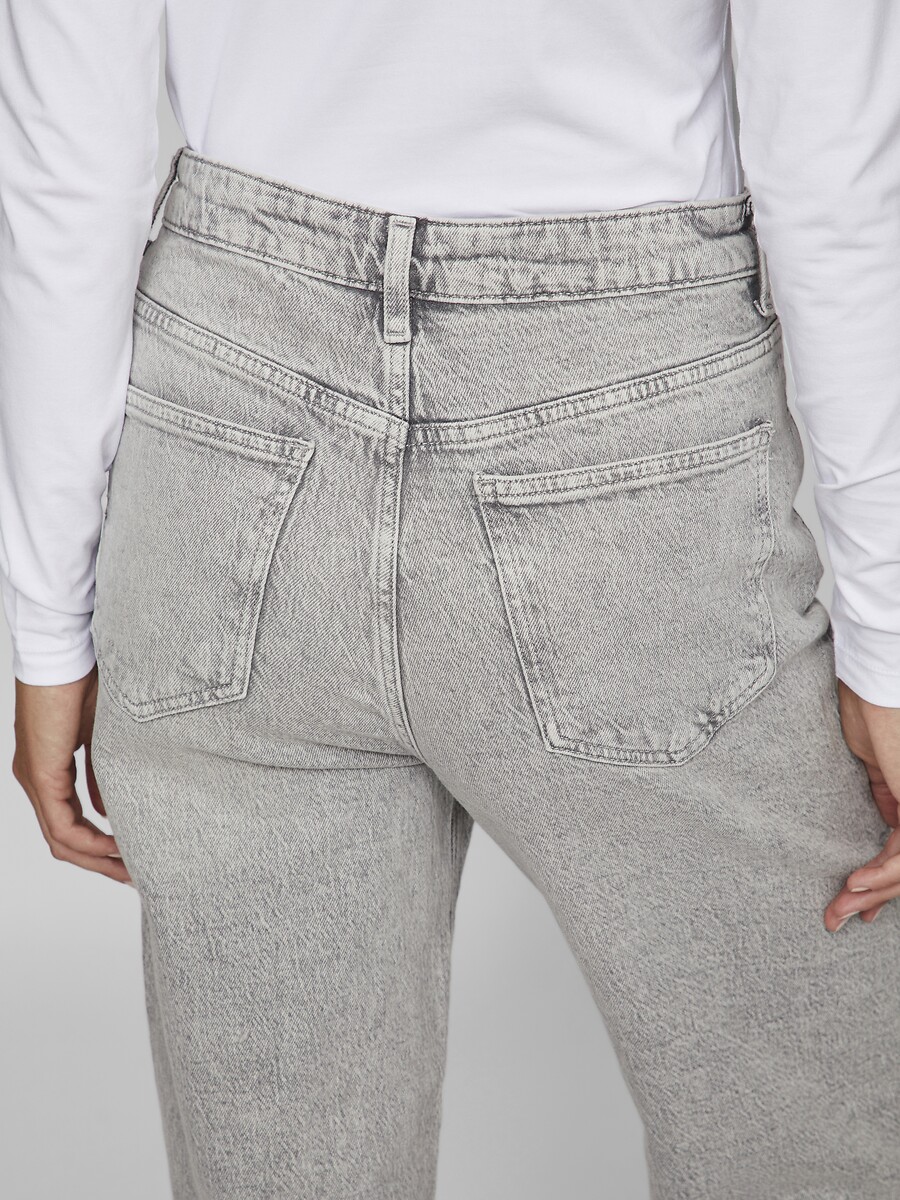 VILA<br>Calça jeans regular, reta, cintura alta