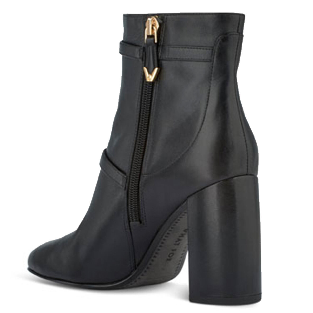 What For Bottines en Cuir Andréa noires - Talon 9.5 cm