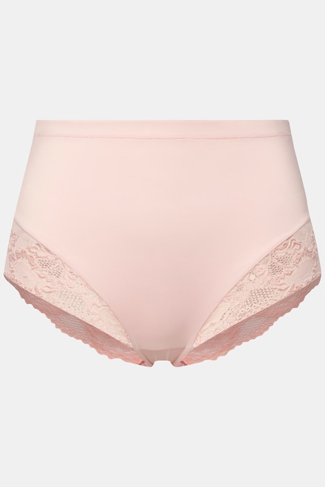 Midislip, transparente Spitze, hinten gerafft