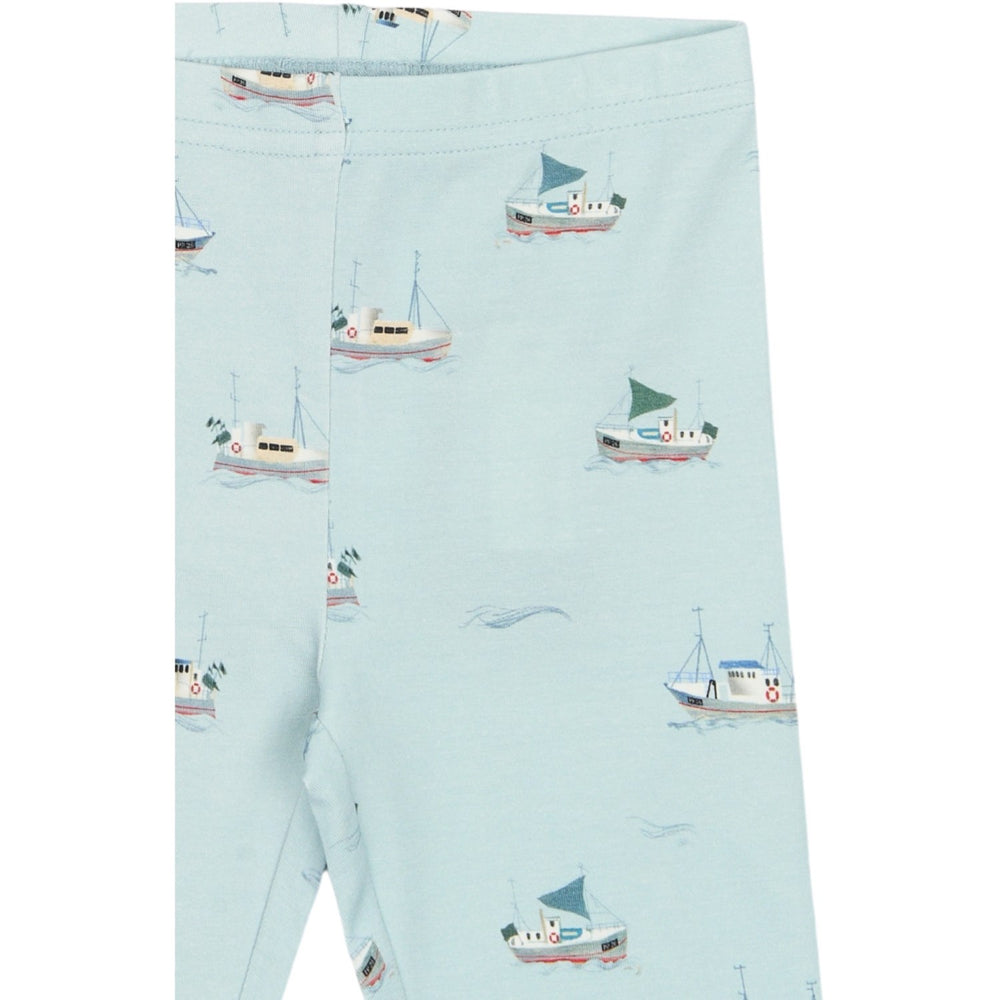 Køb Petit Piao Illusion Blue Boat AOP PPStar Leggings