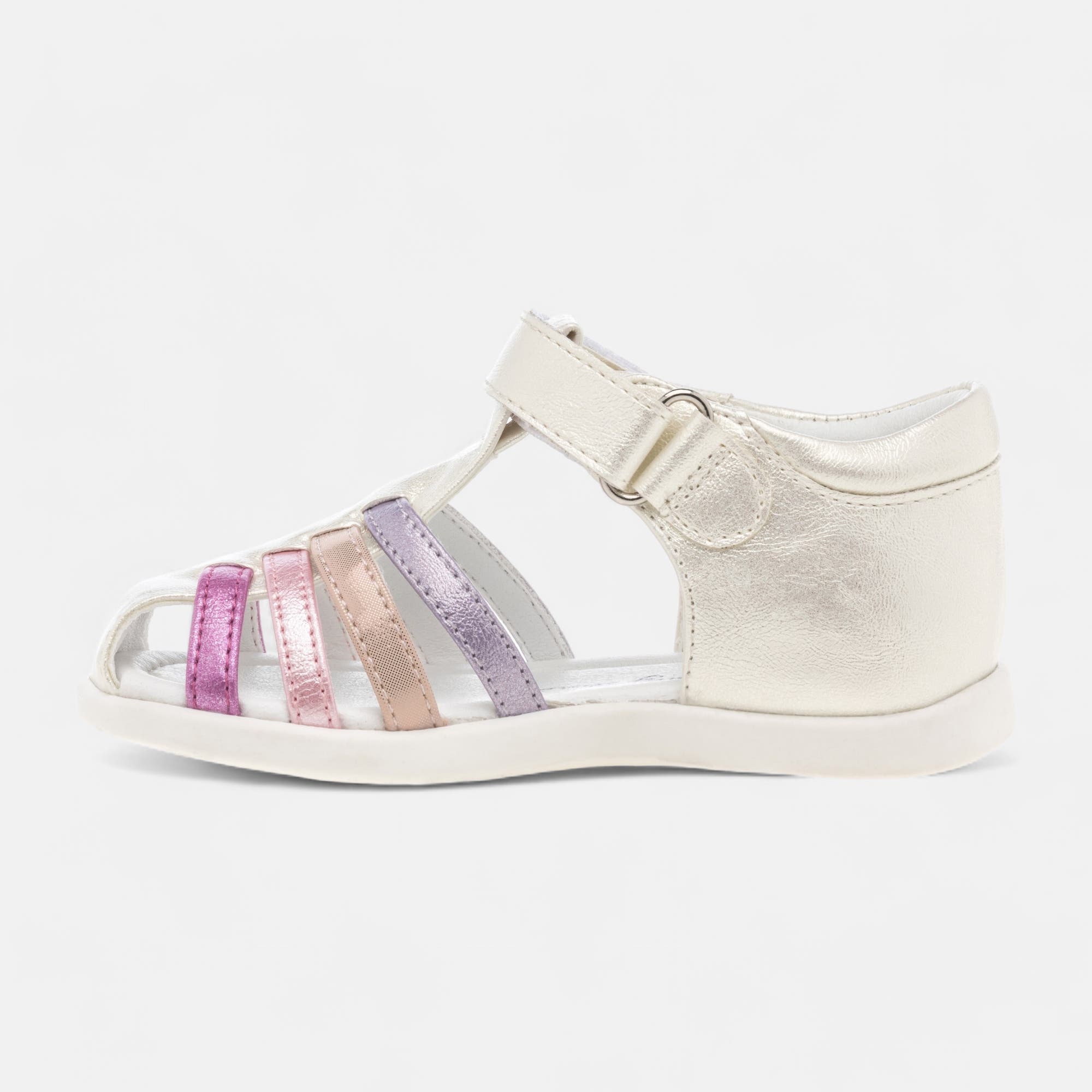 Nu-pieds Bébé fille blanc