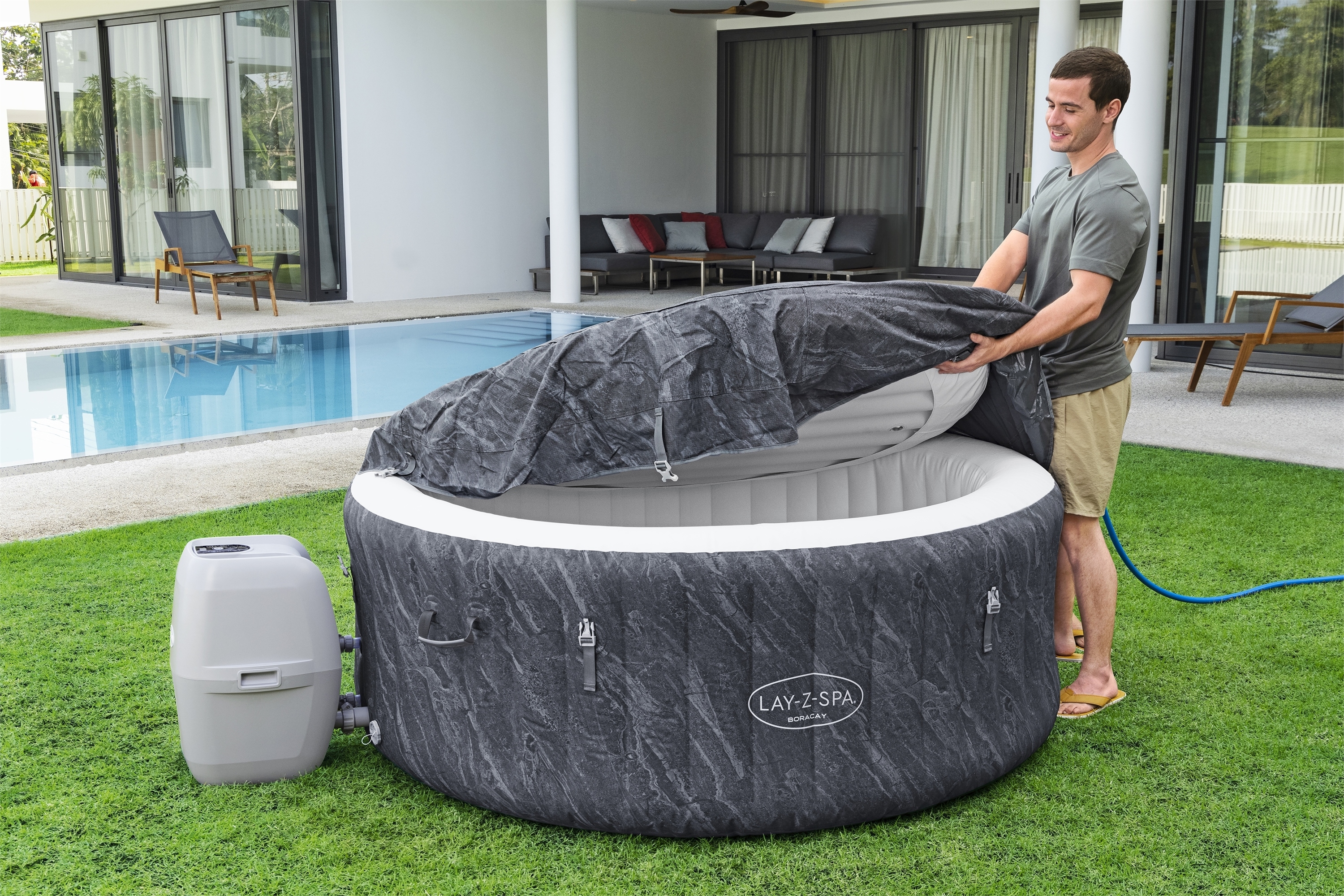 Bestway Whirlpool Lay-Z-Spa BORACAY 4 Personen