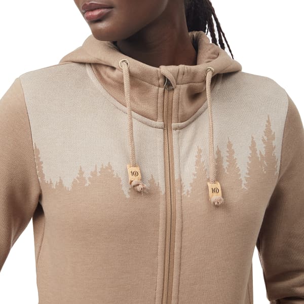 Sweatshirt TENTREE W JUNIPER ZIP HOODIE PINE BARK HEATHER