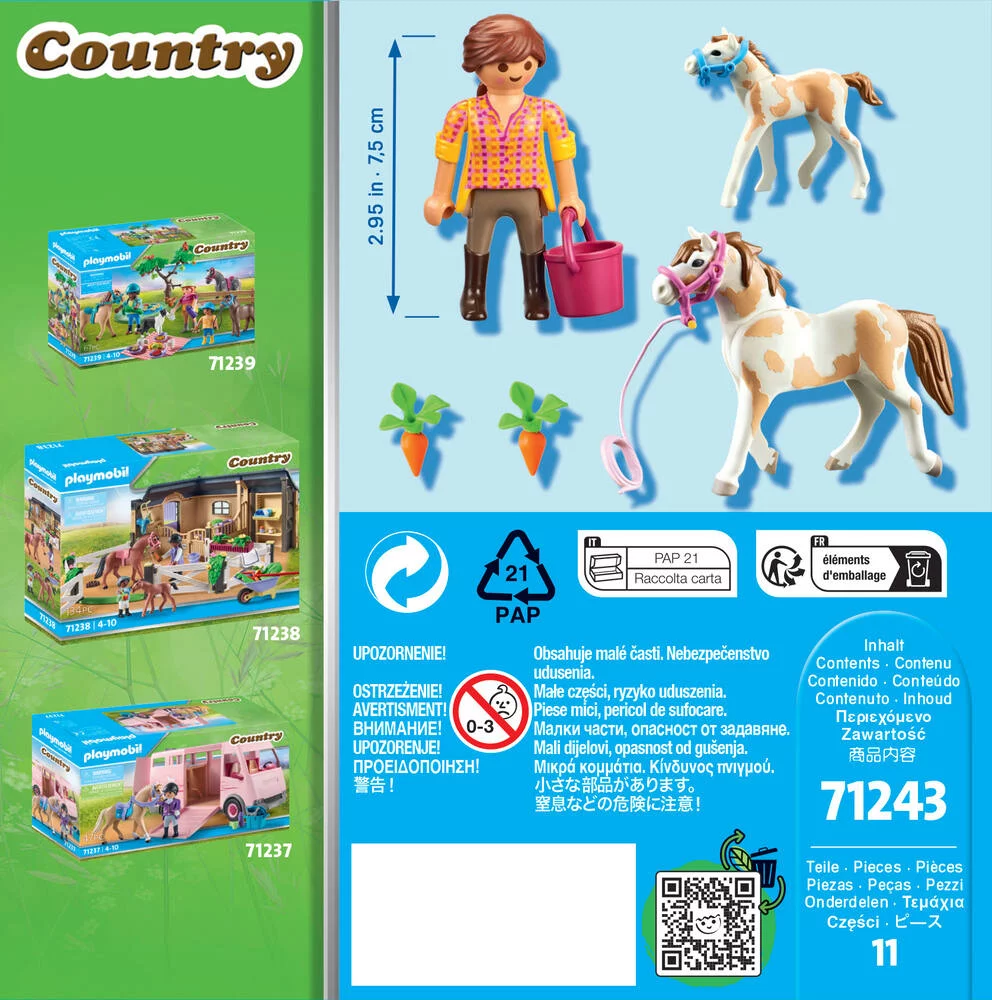 COUNTRY - JUMENT ET POULAIN - 71243