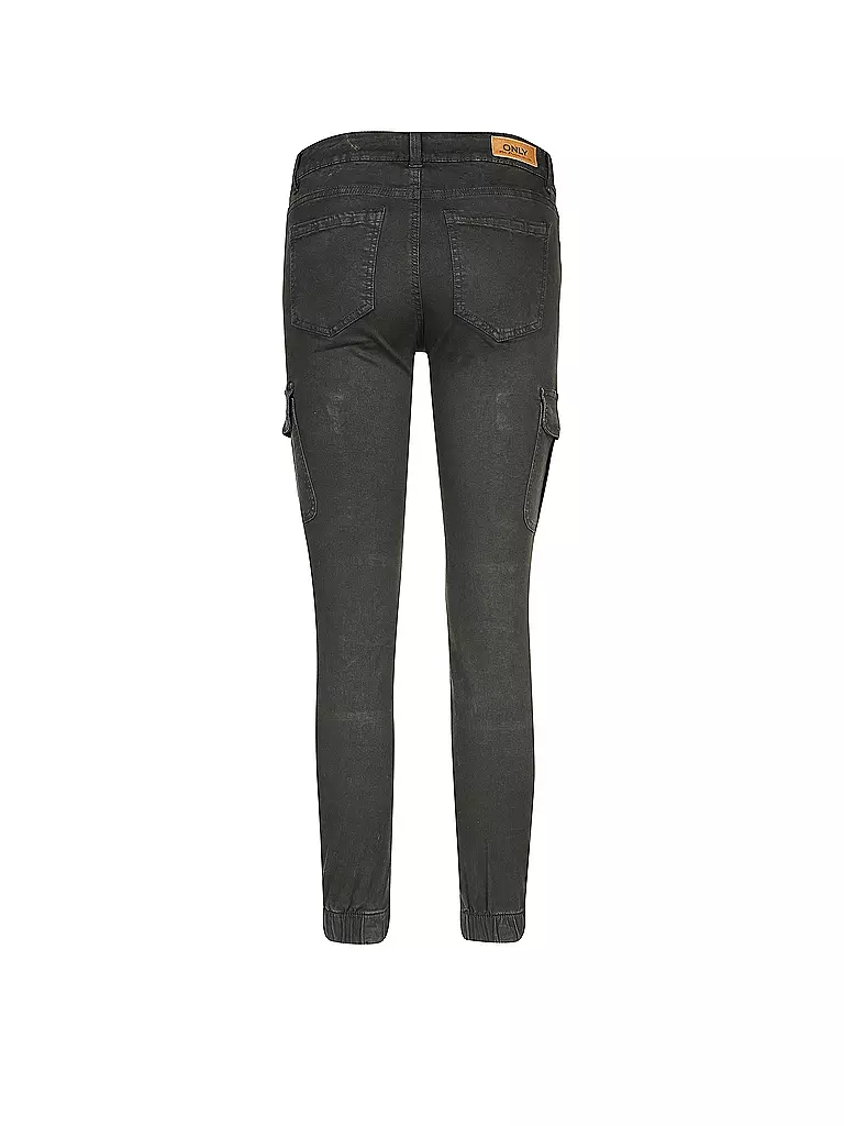 ONLY Cargohose Skinny Fit  ONLMISSOURI schwarz