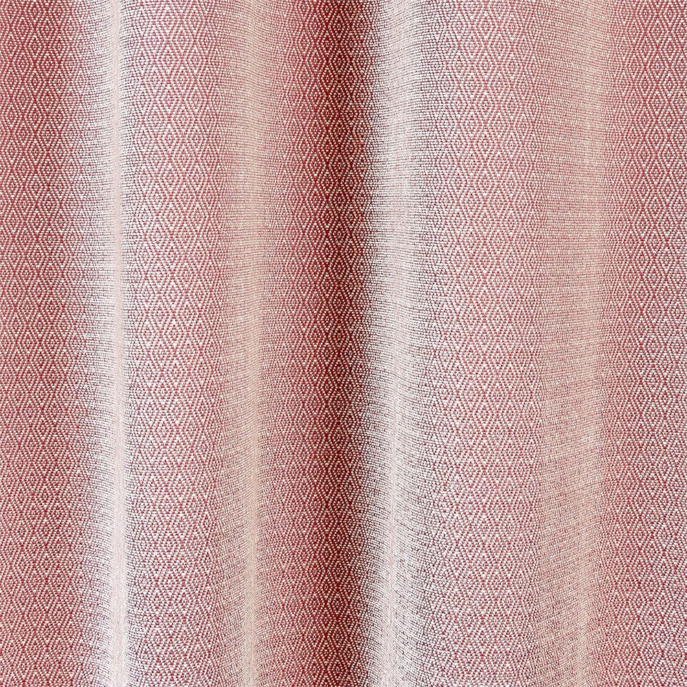 Rideau polyester 140x240cm effet jacquard orange