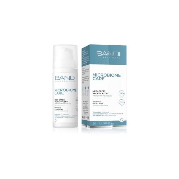 Bandi Microbiome Care Probiotikum Intensiv feuchtigkeitsspendende Gesichtscreme SPF30 50 ml