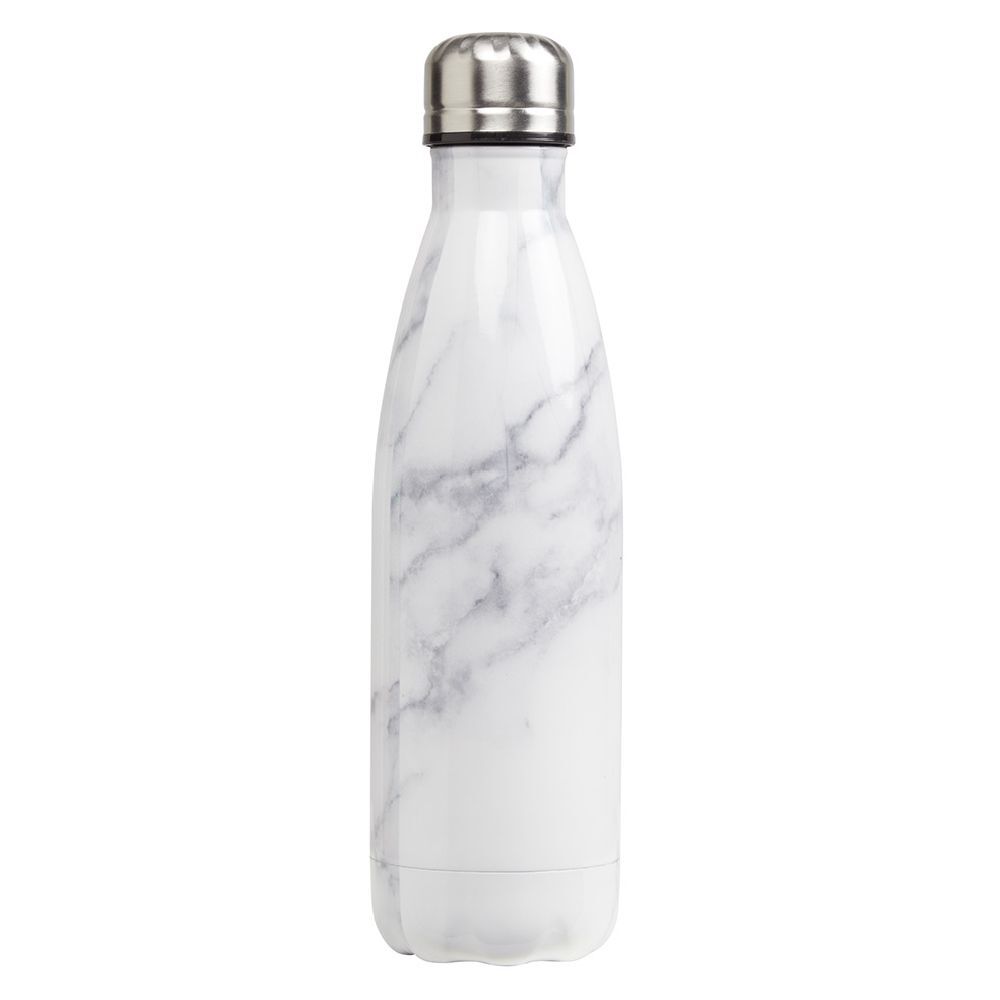 Bouteille isotherme inox blanc 500ml