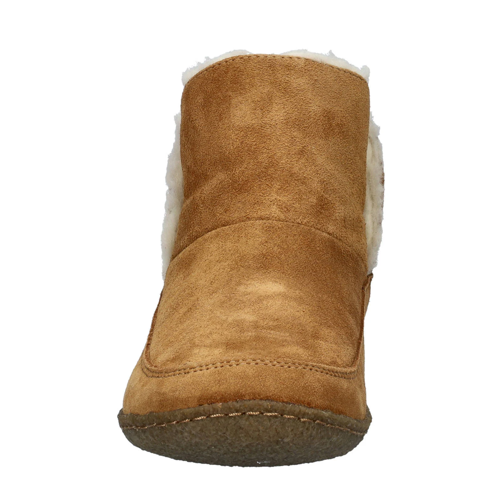 Sorel gevoerde suède enkelboots cognac
