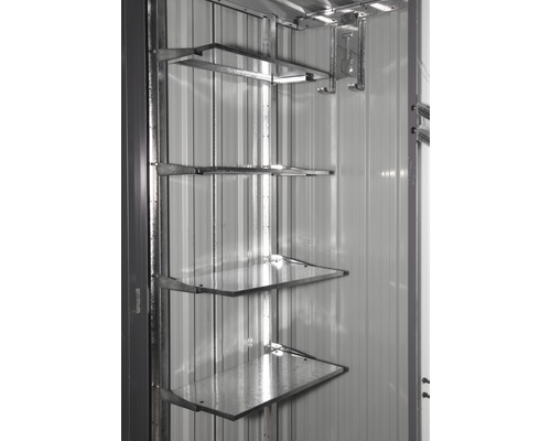 Apparatenkast inclusief apparatuurhouders en opbergvakken, 98 x 81 x 180 cm, antraciet