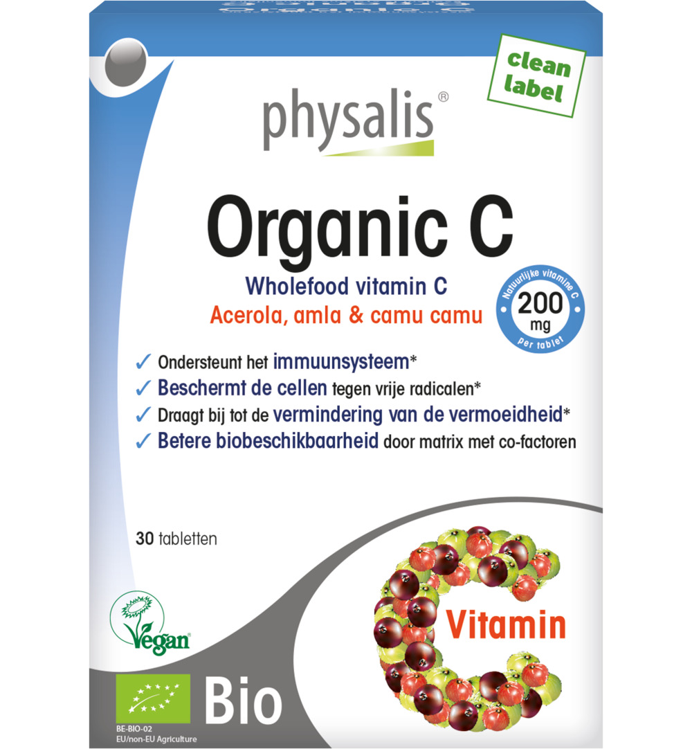 Physalis Vitamine C organic bio (30 tabletten)