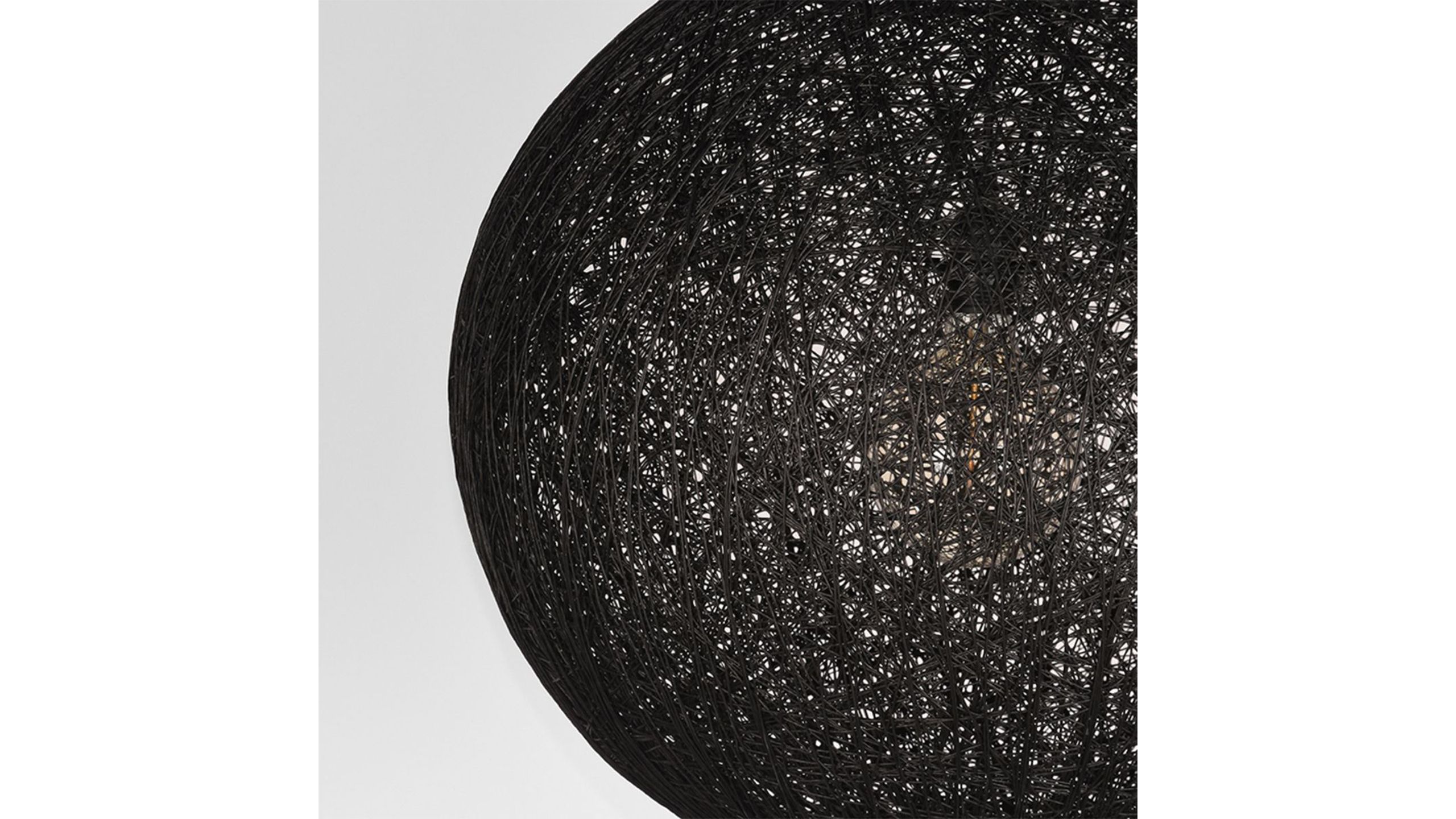 Hanglamp 55x55 - zwart QP-4041 Twist B55 x D55 cm